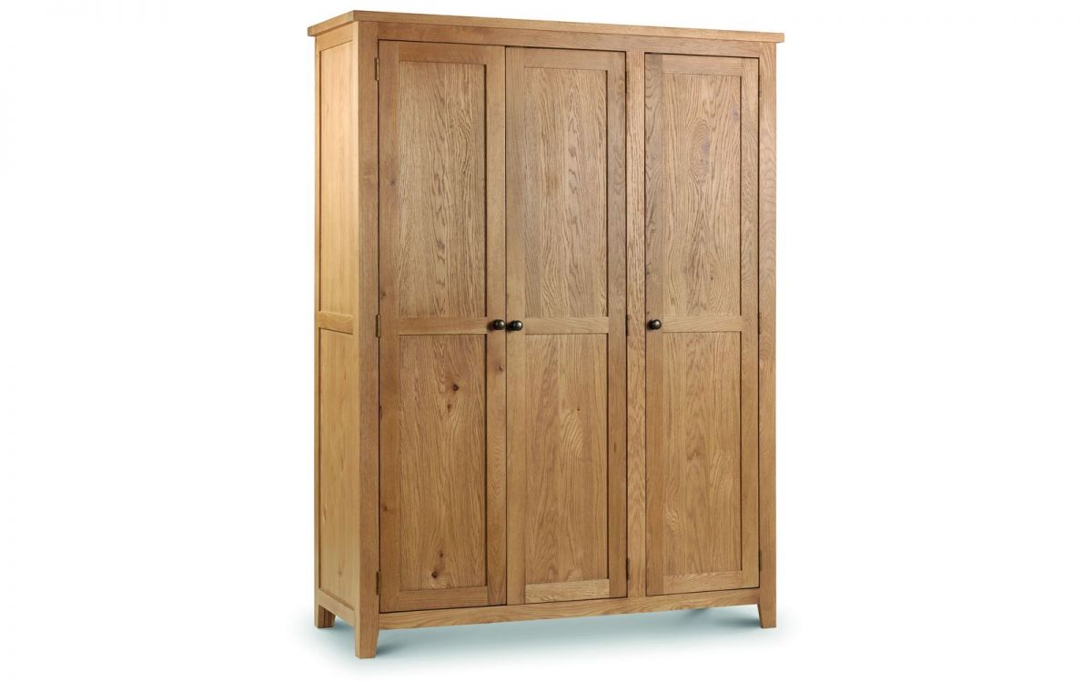 Marlborough Oak 3 Door Wardrobe Newry Furniture Centre For